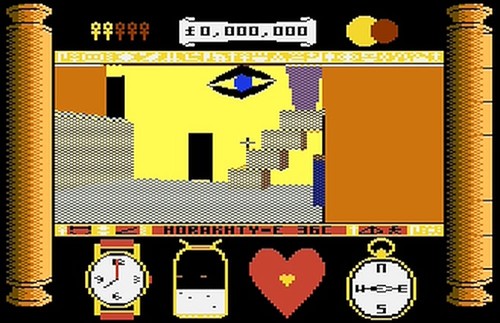 TOTAL ECLIPSE - SPOTLIGHT ON 3D-ADVENTURE [C64] Commodore C128 BIGBOX Cinemaware - Picture 4 of 6