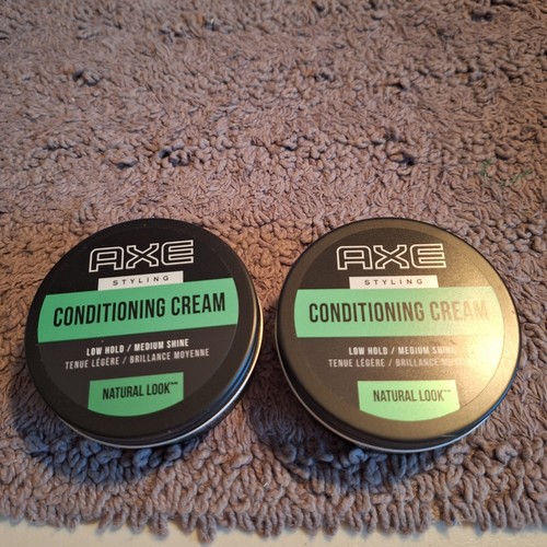 2 PACK AXE Styling Hair Conditioning Cream Natural Look Low Hold Medium Shine