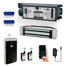 2.4GHz WiFi Access Control 400lb Holding Force Electic Magnetic Door Lock System