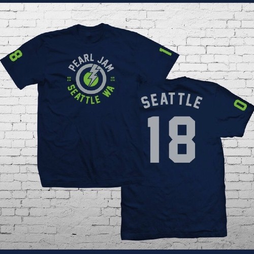 Image: https://i.ebayimg.com/images/g/N2kAAOSwGfxbce9S/s-l500.jpg Pearl-Jam-Home-Shows-T-shirt-2018-Authentic-Seattle-Merch-Tent-Size-XL-Seahawks
