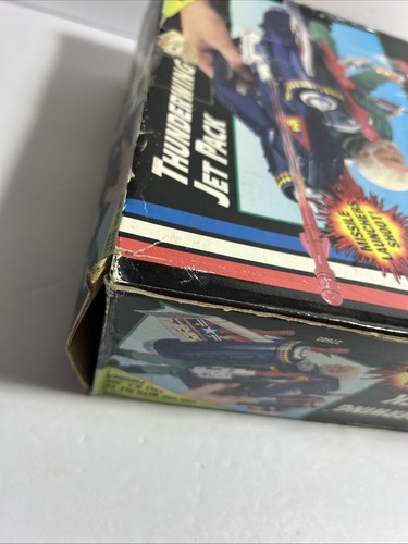 RARE 1994 HASBRO G.I. JOE THUNDERWING JET PACK SET OPEN BOX NEW SEALED CONTENTS - Picture 10 of 11