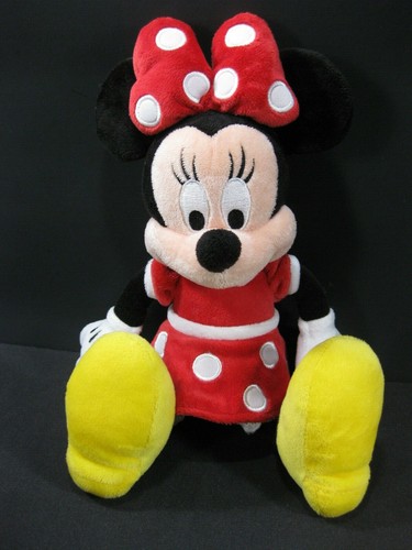 Disney MUÑECA MINNIE MOUSE 13" Vestido a Lunares Lazo para el Pelo Peluche Juguete - Imagen 5 de 5