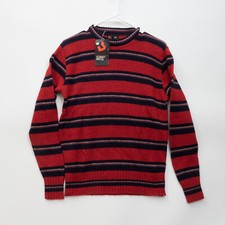 VINTAGE ROBERT BRUCE Sweater Womens Size Small Acrylic Polywool Crew Striped