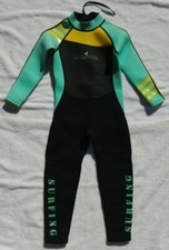 Dive  Sail Dark Lightning Girl's Full Length Wet Suit USED 1X EUC Youth Large