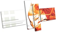 Girl Design Abstract MULTI CANVAS WALL ART Picture Print VA