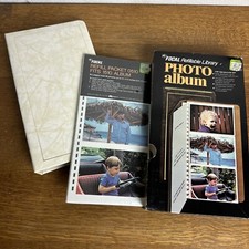 Vtg Focal Kmart 0510Pocket Photo Album for Up To 3.5  x5" No PVC Holds 72 Photos