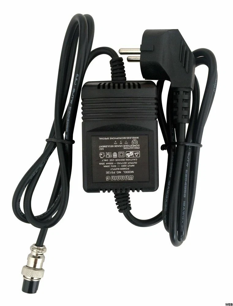 Alimentatore Per Giradischi Dual Versione Euro: 230V AC/12V DC 300mA, Compatibile CS 412, 415, 420, 440, 435, 455, 460, 550, 600