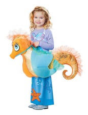 Ariel Seaquestrian Sea Horse Mermaid Toddler Costume
