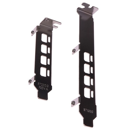 Low/High Profile Bracket 4DP Baffle Port For AMD FirePro W4100 Graphic VideoCard - Photo 2/13