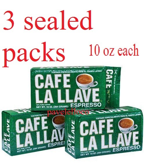 cafe la llave espresso coffee ground,cafe 3 bricks Of 10 oz each eBay
