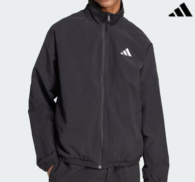 adidasジャケット(L) adidas Essential Small Logo Windbreaker Men Sports Jacket Casual
