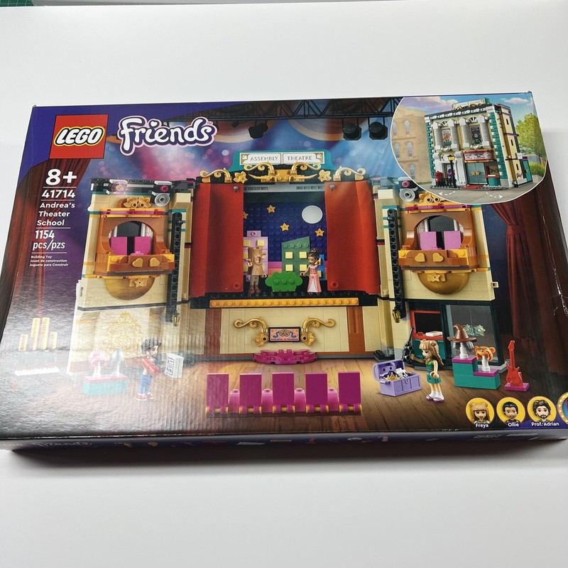 LEGO FRIENDS: Andrea's Theater School (41714)  8+ 1154pcs New in Sealed Box