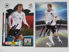 H. Badstuber -- signiert -- 2 DFB Cards EM EURO 2012 Panini + FUTERA set of /295