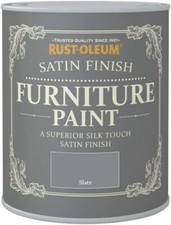 Rustoleum Chalk Chalky Furniture Paint Gloss Satin Lacquer Metallic 750ml/125ml