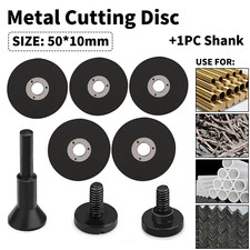 50mm Metal Cutting Disc with 1/4'' Mandrel Set For Cutting Iron Stainless Steel