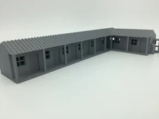 L Shape "Bates Style" Small Town or City MOTEL - HO Scale 1:87 - 3D Made in USA