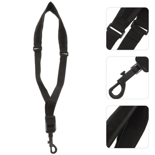 Saxophone Belt Adjustable Harness With Spring Hook Lightweight For Performance - Picture 4 of 11