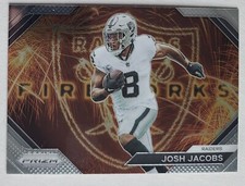 2023 Panini Prizm Football NFL #F-17 Josh Jacobs Fireworks Insert Raiders