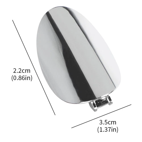 For BMW Mini Cooper F55 F56 2013-2019 Door Handle Lock Key Hole Trim Cap Chrome - Picture 14 of 23