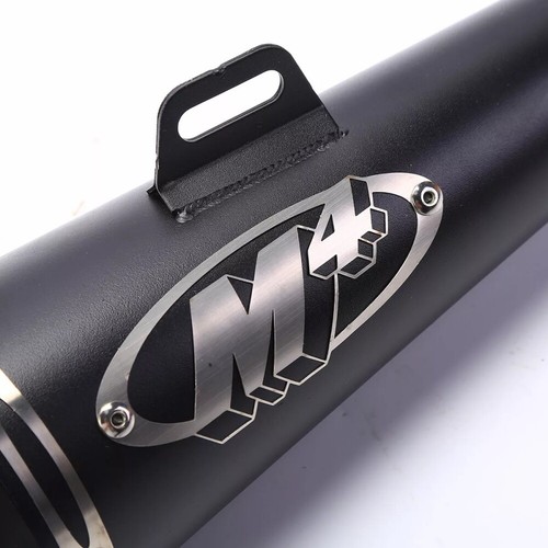 51mm Motorcycle Muffler Black Motorcycle Exhaust Muffler Pipe Tail Kit Universal - Picture 7 of 9