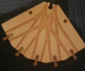 5 way wooden switch track