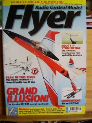 RADIO CONTROL R/C MODEL FLYER MODEL AIRCRAFT MAG AUG 2007 & FOAMENZER PLANS