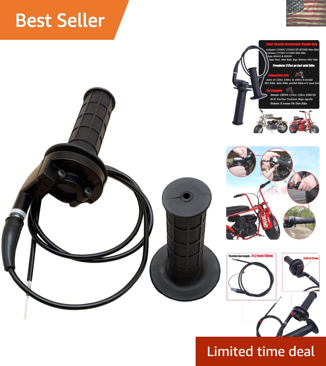 Throttle Cable Handle Kit for 7/8