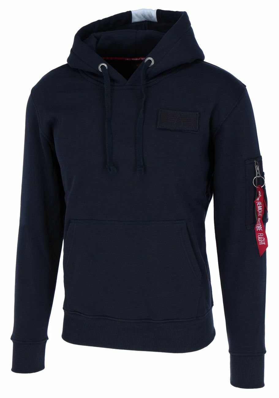 ТОЛСТОВКА С КАПЮШОНОМ В КРАСНУЮ ПОЛОСКУ от ALPHA INDUSTRIES Herren Kapuzenpullover 16390₽