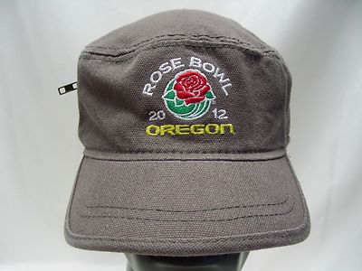 OREGON DUCKS - 2010 ROSE BOWL - CADET STYLE ADJUSTABLE BALL CAP HAT! 