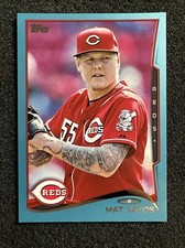 MAT LATOS #597 2014 Topps Baseball Wal-Mart Blue Cincinnati Reds