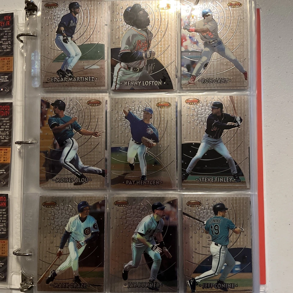 Juego de 200 cartas de béisbol Bowmans Best 1997 y juego de 20 cartas buscadas de vista previa Foto 2 de 4