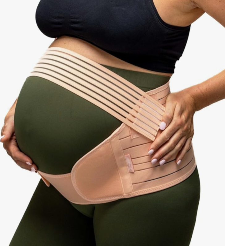 XXL BABYGO 4-in-1 Pregnancy Support Belt for Maternity & Postpartum Relief in Nude-image
