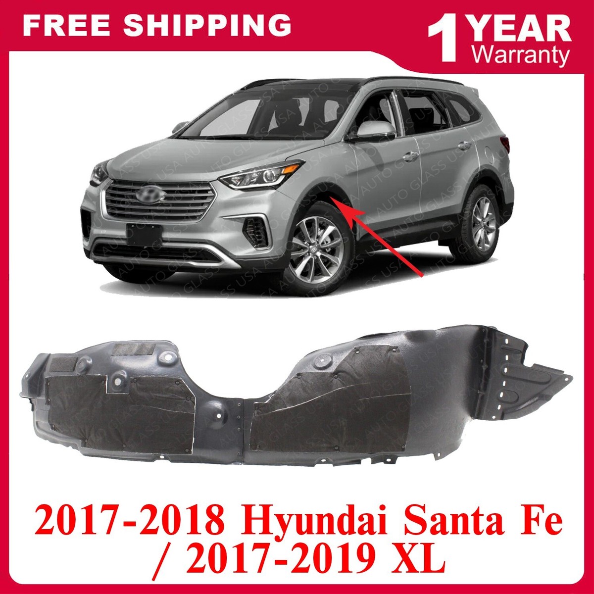 Full Fender and Mirror Kit | HYUNDAI SANTA FE XL 2017 Full Fender and Mirror Kit | HYUNDAI SANTA FE XL 2017
