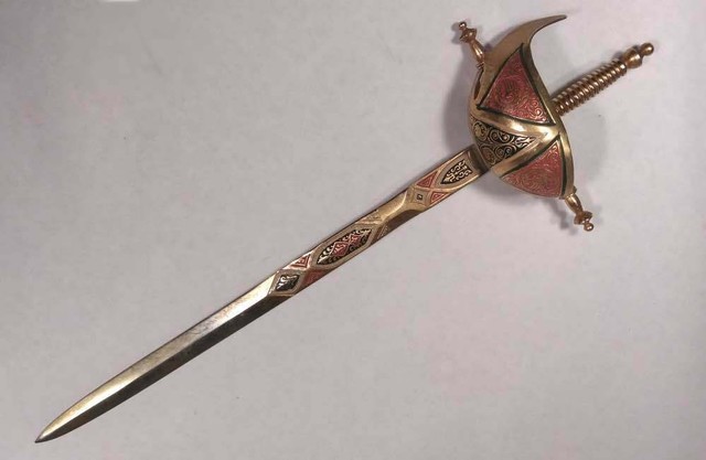 Vintage Toledo Miniature SWORD Letter Opener Made In Spain 13 C EBay