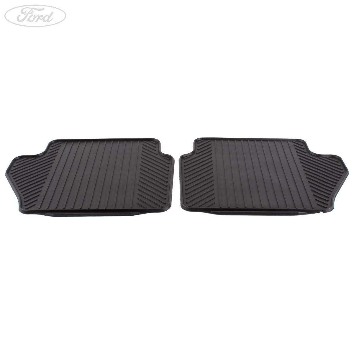 Genuine Ford Fiesta Mk7 Rear Rubber Contoured Car Floor Mats 20082019