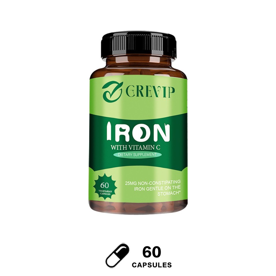Iron 25mg Vitamin C Relieve Anemia, Absorbs Easily Raise Hemoglobin