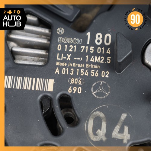 06-12 Mercedes R230 SL550 E550 CLS550 ML550 Alternator Generator OEM - Picture 12 of 13