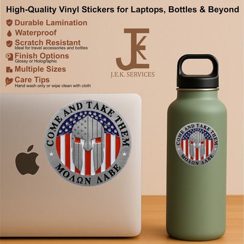 Tactical Molan Labe - Patriotischer Vinylaufkleber für Laptops/Wasserflaschen/Ausrüstung - Bild 2 von 4
