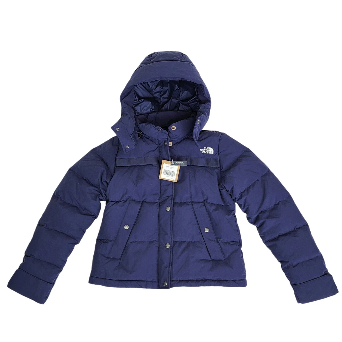 The North Face Womens Small Forester 550 Down Fill Jacket Hood RTO