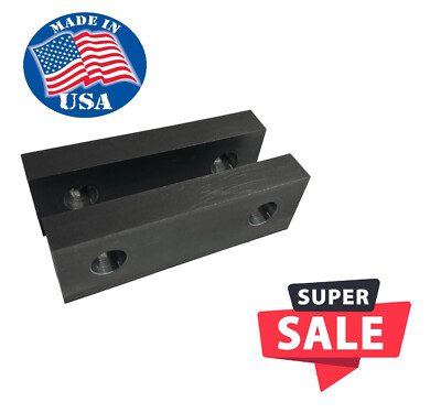 6" x 2" x 1" - 5 Sets Steel Machinable Vise Jaws For Kurt 6" Vises ...