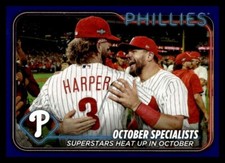 2024 Topps #275 October Specialists Retail Blue Philadelphia Phillies