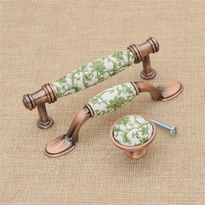 Europäisch Stil Knauf Vintage Möbelgriffe Stangen Knauf für Schrank