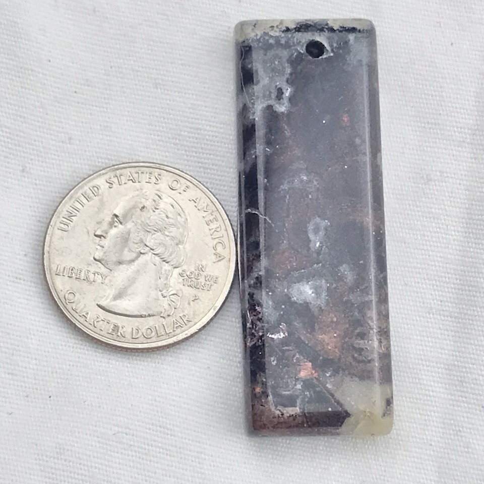 Natural Pendant Stone Rock Cut Polished Drilled Multicolored eBay