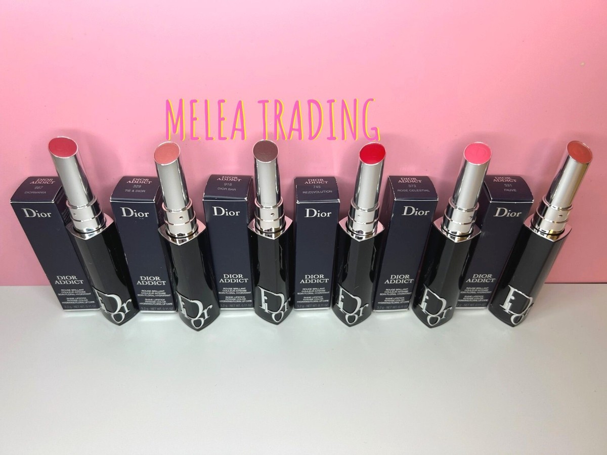 NEW 2022  Son Dưỡng Có Màu Dior Addict Refillable Shine Lipstick với 90  thành phần từ chiết xuất hoàn toàn tự nhiên lành tính giúp duy trì độ ẩm  cho môi