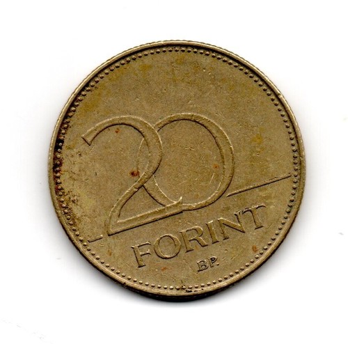 Hungary (Magyar) 1994, The Hungarian coat of arms, 20 Forint 1 - Picture 2 of 2