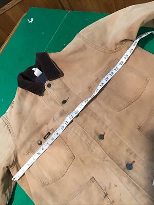VTG OshKosh B'gosh Jacket 42R Duck Canvas Barn Chore Coat Blanket