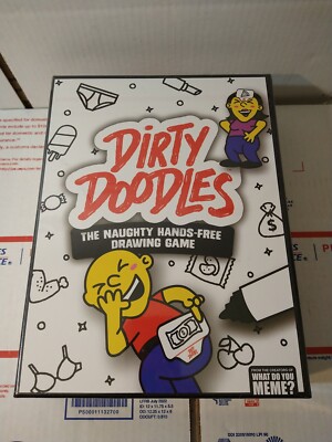 WHAT DO YOU MEME? Dirty Doodles -  The Naughty Hands-Free Drawing Party Game