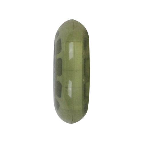 Rueda de patín en línea multiuso 72 mm 90A transparente/plateada exterior (individual) - Imagen 3 de 3