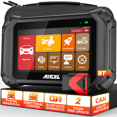 Ancel V5 BT Bi-directional All System OBD2 Scanner TPMS DPF Car Diagnostic Tool