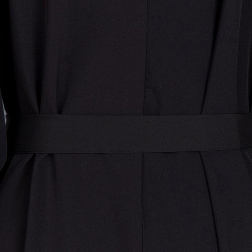 Damen-Kimono Langärmelig Lockerer Rundhalsausschnitt Gürtel Einfarbig Langes | - Picture 7 of 30